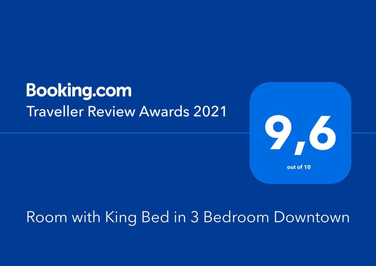 Room With King Bed In Shared 3 Bedroom Downtown Montreal Zewnętrze zdjęcie